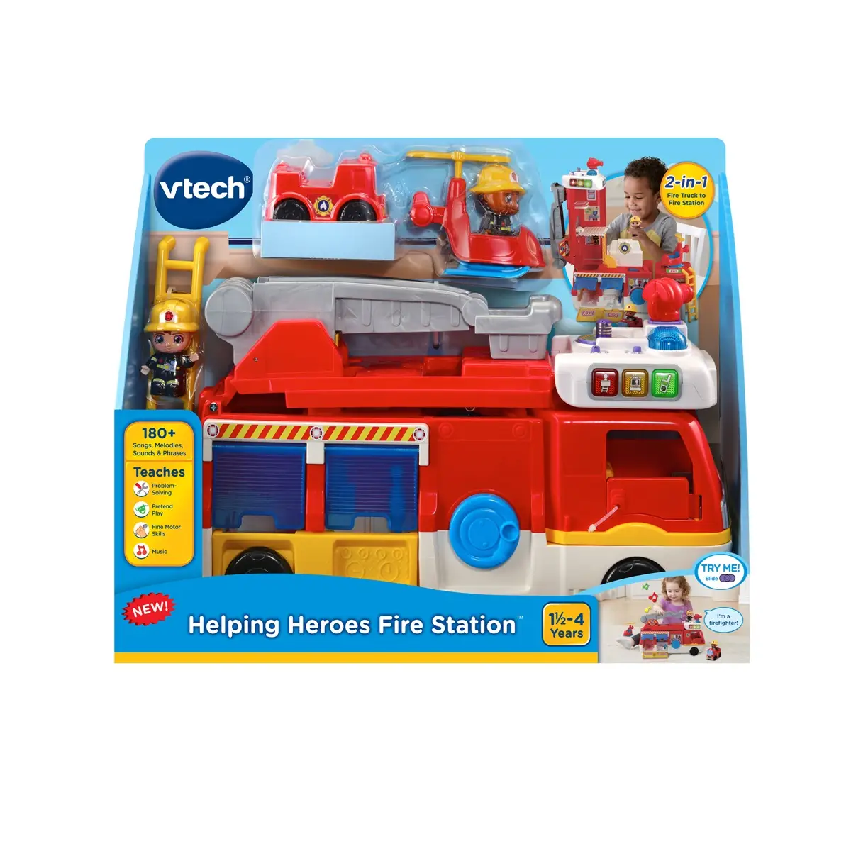 Vtech 二合一變形消防站 (只限送貨上門)