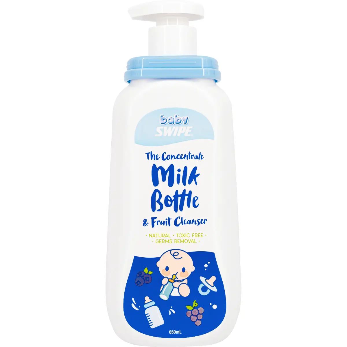 Baby SWIPE The Concentrate Milk Bottle & Fruit Cleanser 650ml
