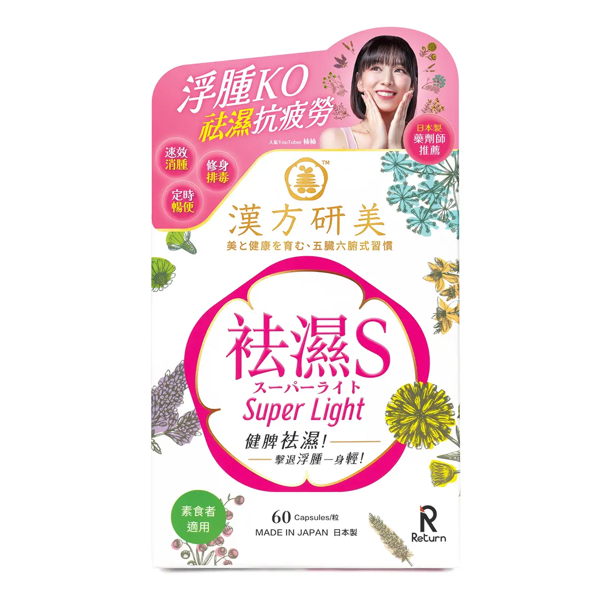 Return Kampo Labo Wet Off 60pcs