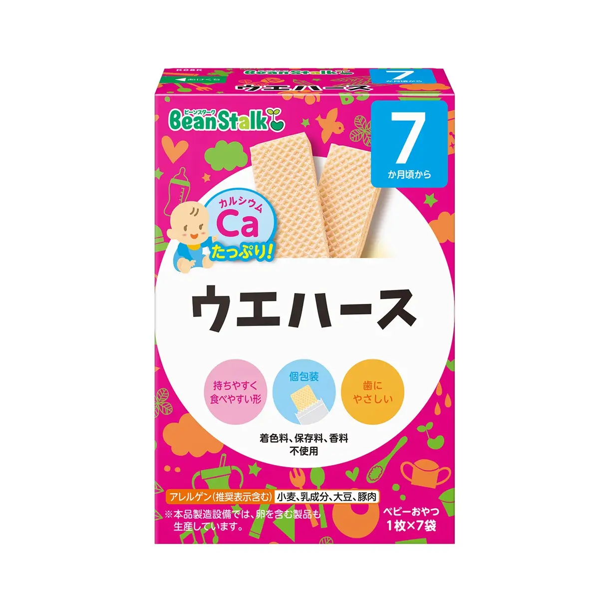 Beanstalk威化餅 5克 x 7袋