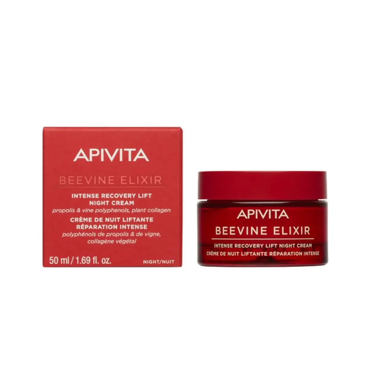 APIVITA Beevine Elixir Intense Recovery Lift Night Cream 50ml