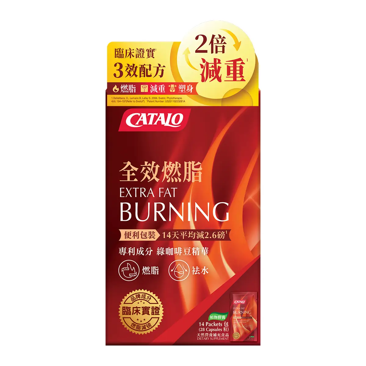 Catalo美國家得路全效燃脂配方(28粒) 14包