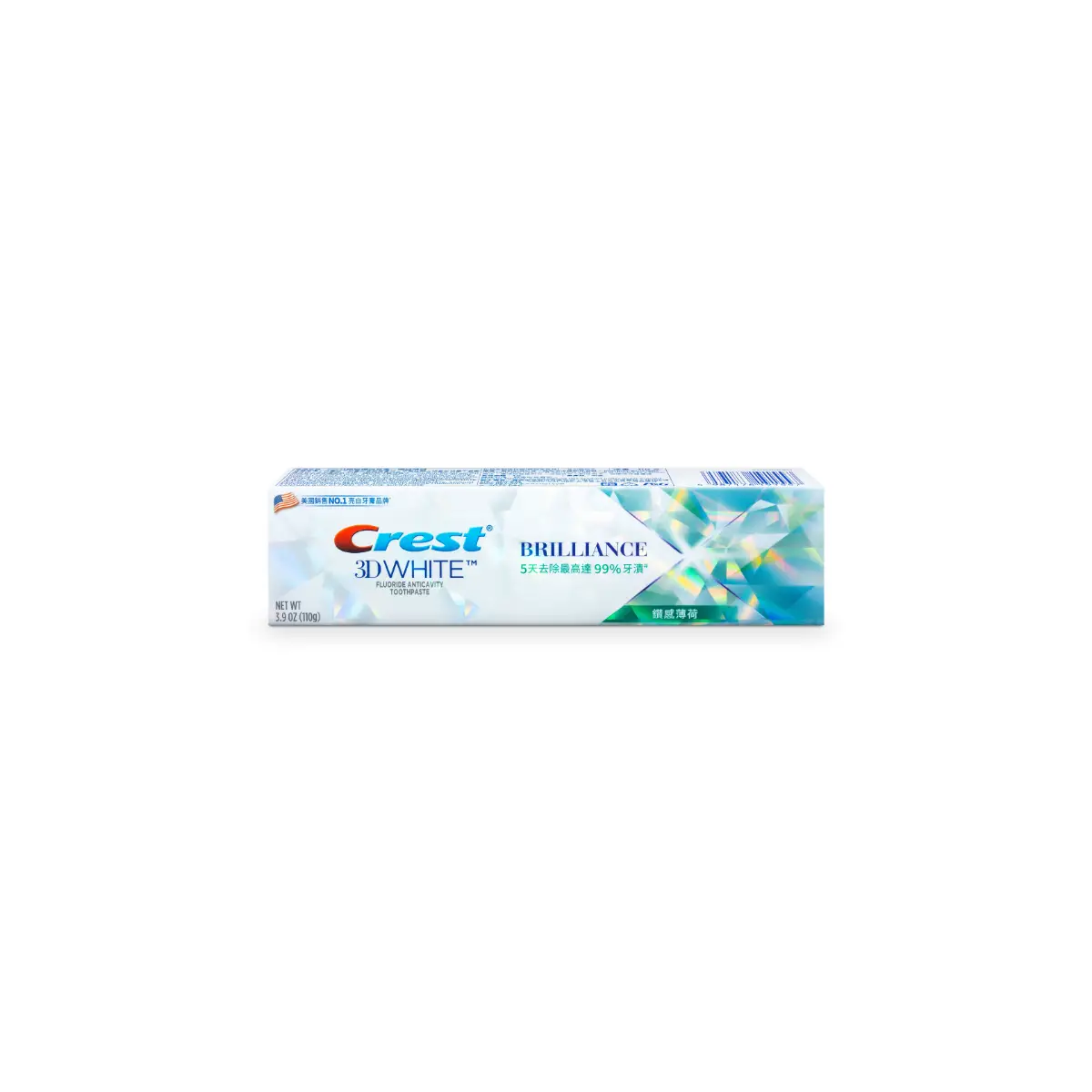 CREST極致鑽白牙膏鑽感薄荷