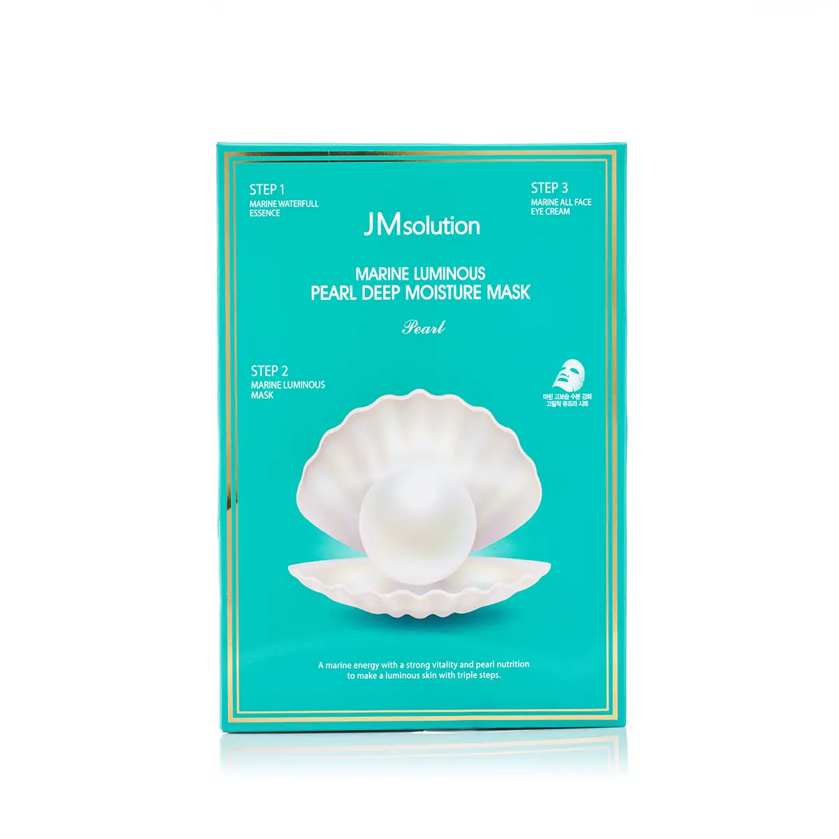JM Solution Marine Luminous Pearl Deep Moisture Mask 10pcs