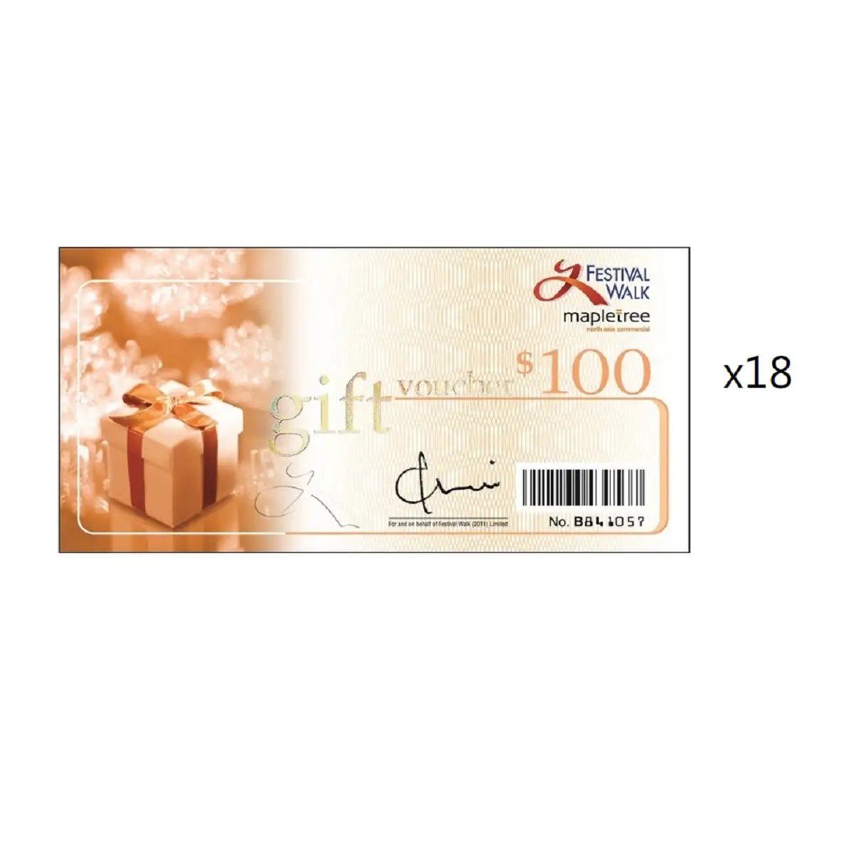 Festival Walk $1800 Coupon-F (Home Delivery Only)