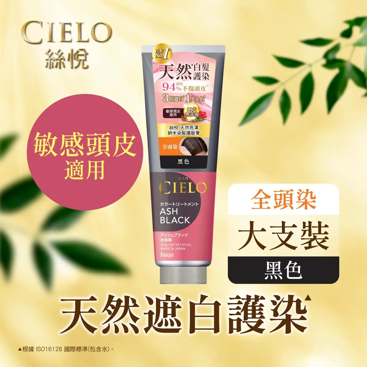 Cielo Color Treatment (Ash Black) 230g