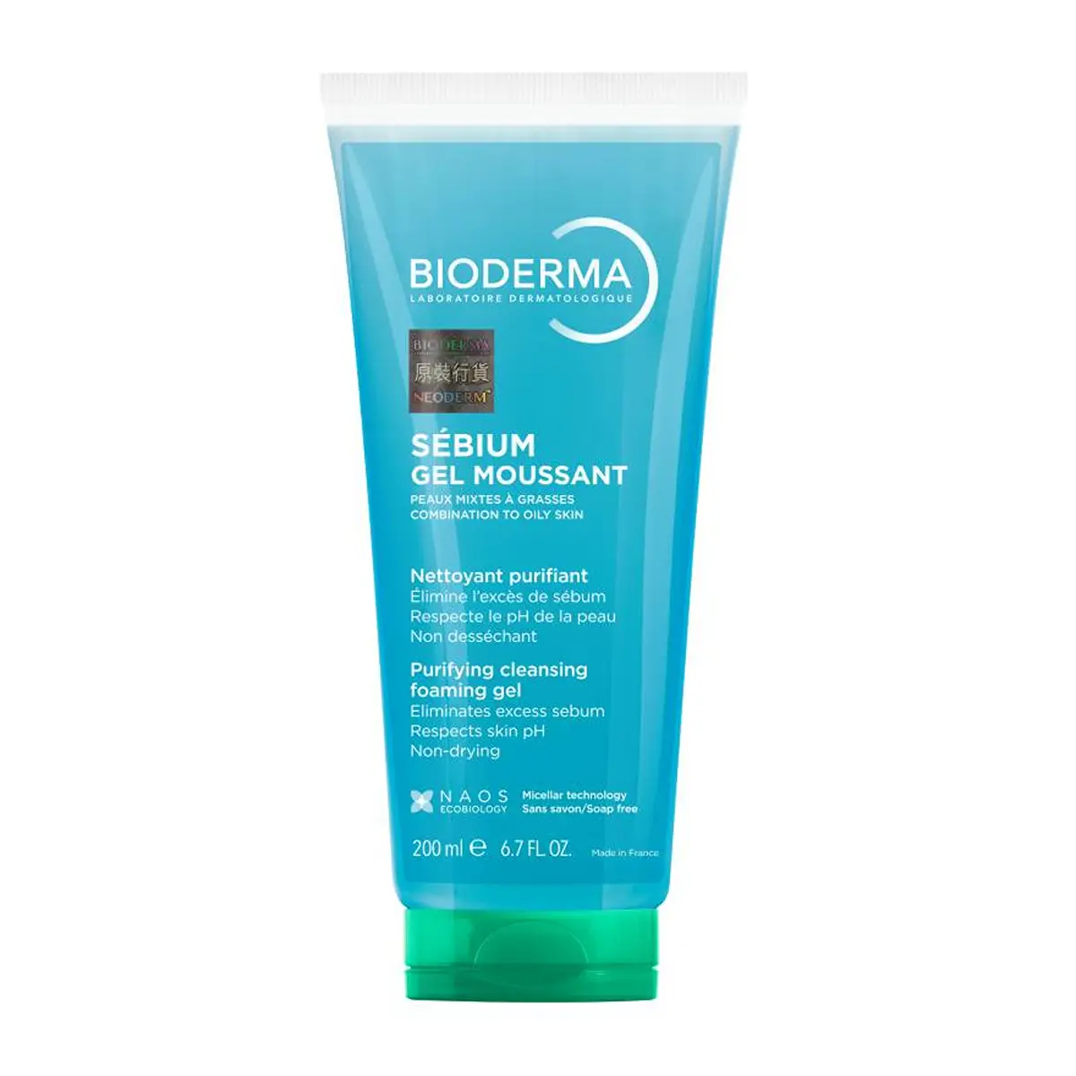 Bioderma控油潔膚啫喱 200毫升