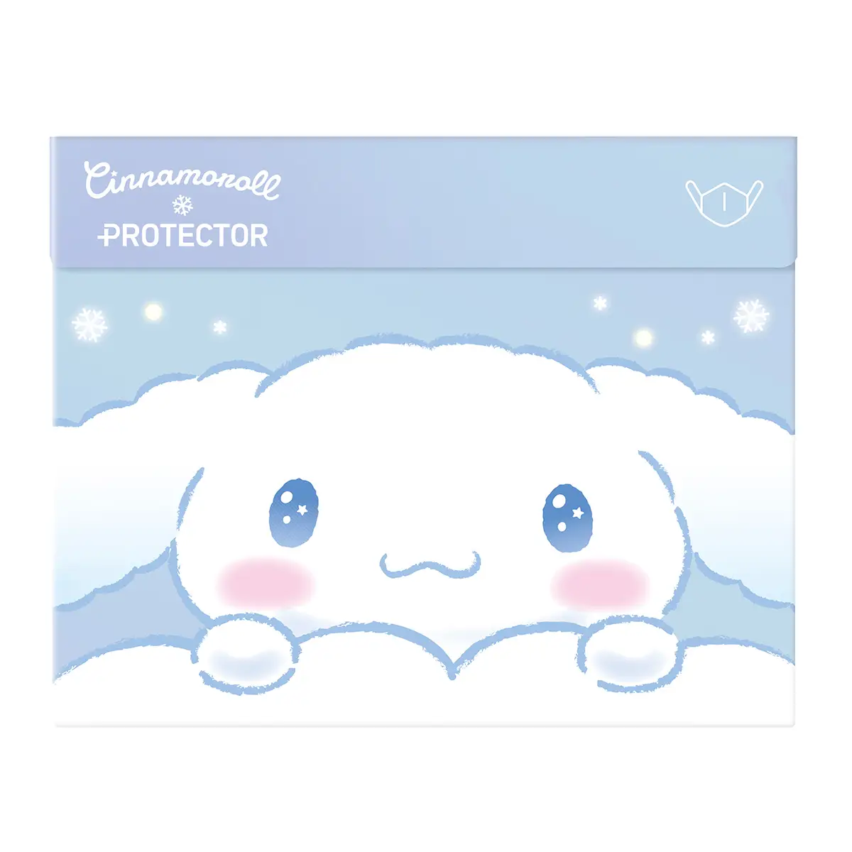 Protector x Cinnamoroll 3D Face Mask (Medium) 30pcs + Reusable Zip Bag 1pc