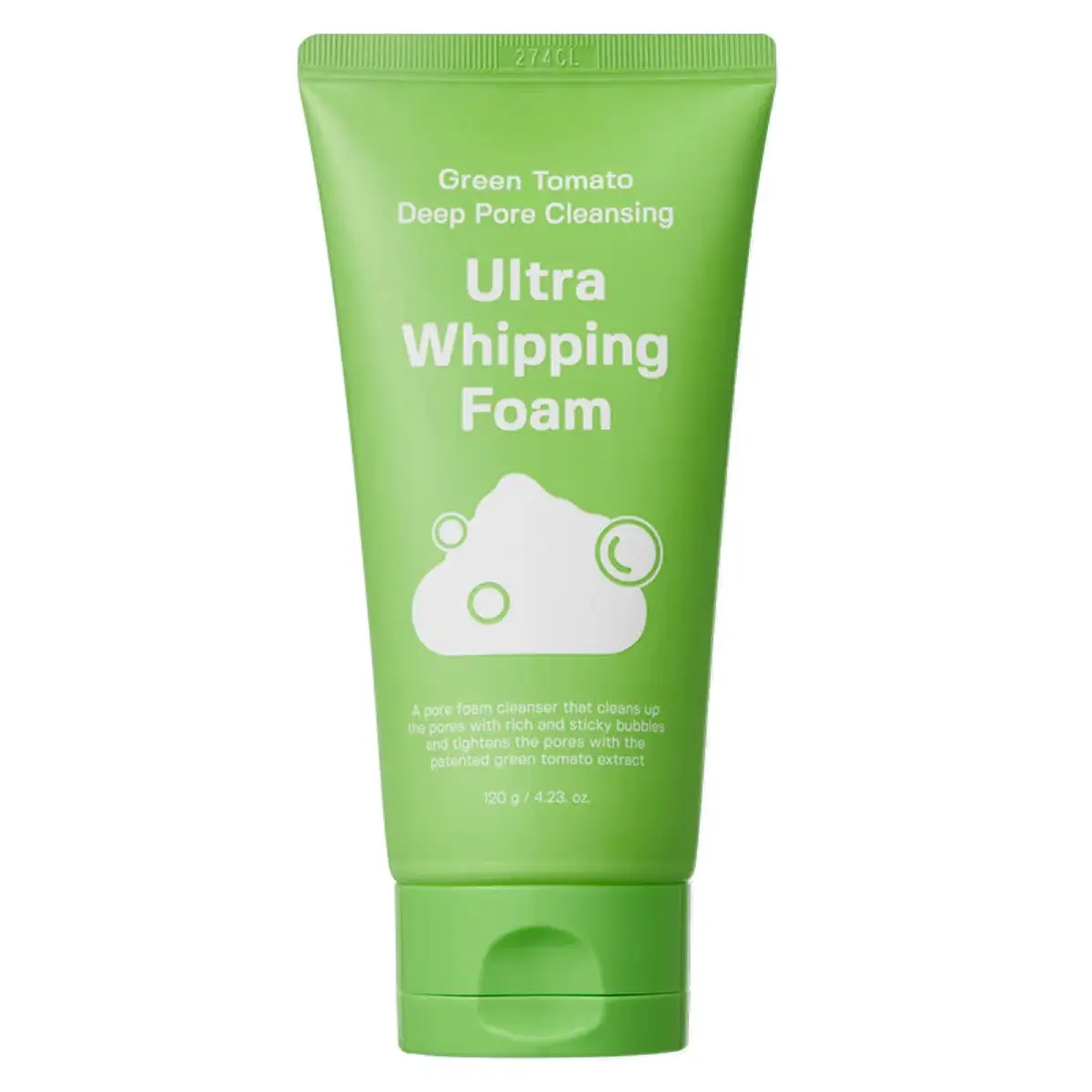 Sungboon Editor Green Tomato Deep Pore Cleansing Ultra Whipping Foam 120g