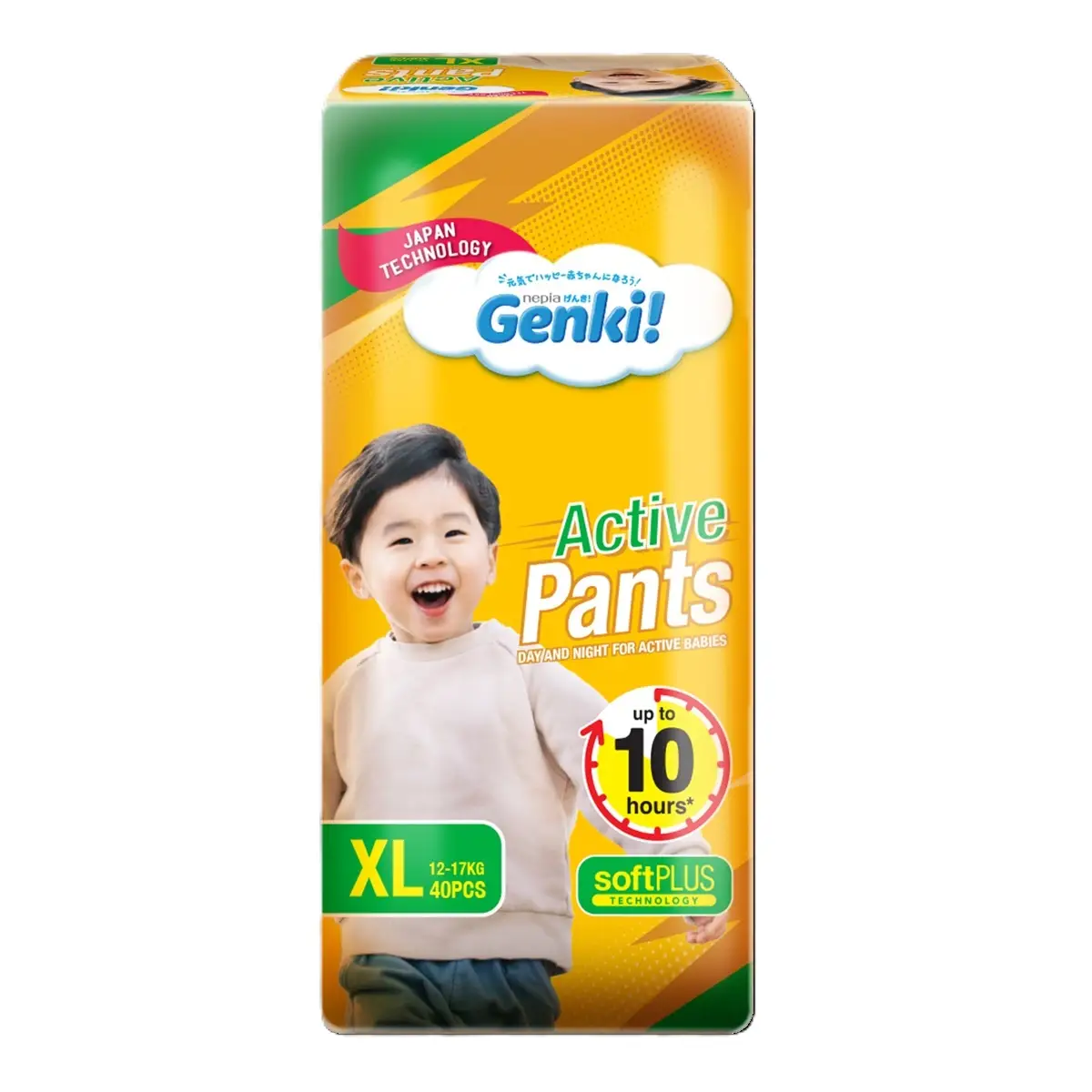 Nepia妮飄Genki!柔軟活力嬰兒學習褲加大 40片