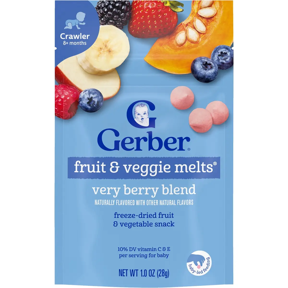 Gerber Fruit & Veggie Melts (Very Berry) 28g