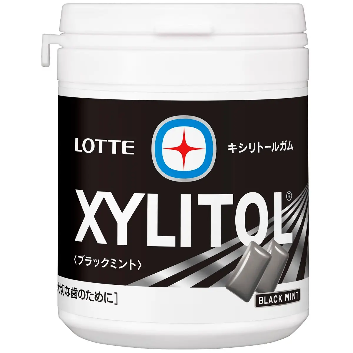 日本樂天木糖醇黑薄荷味香口膠