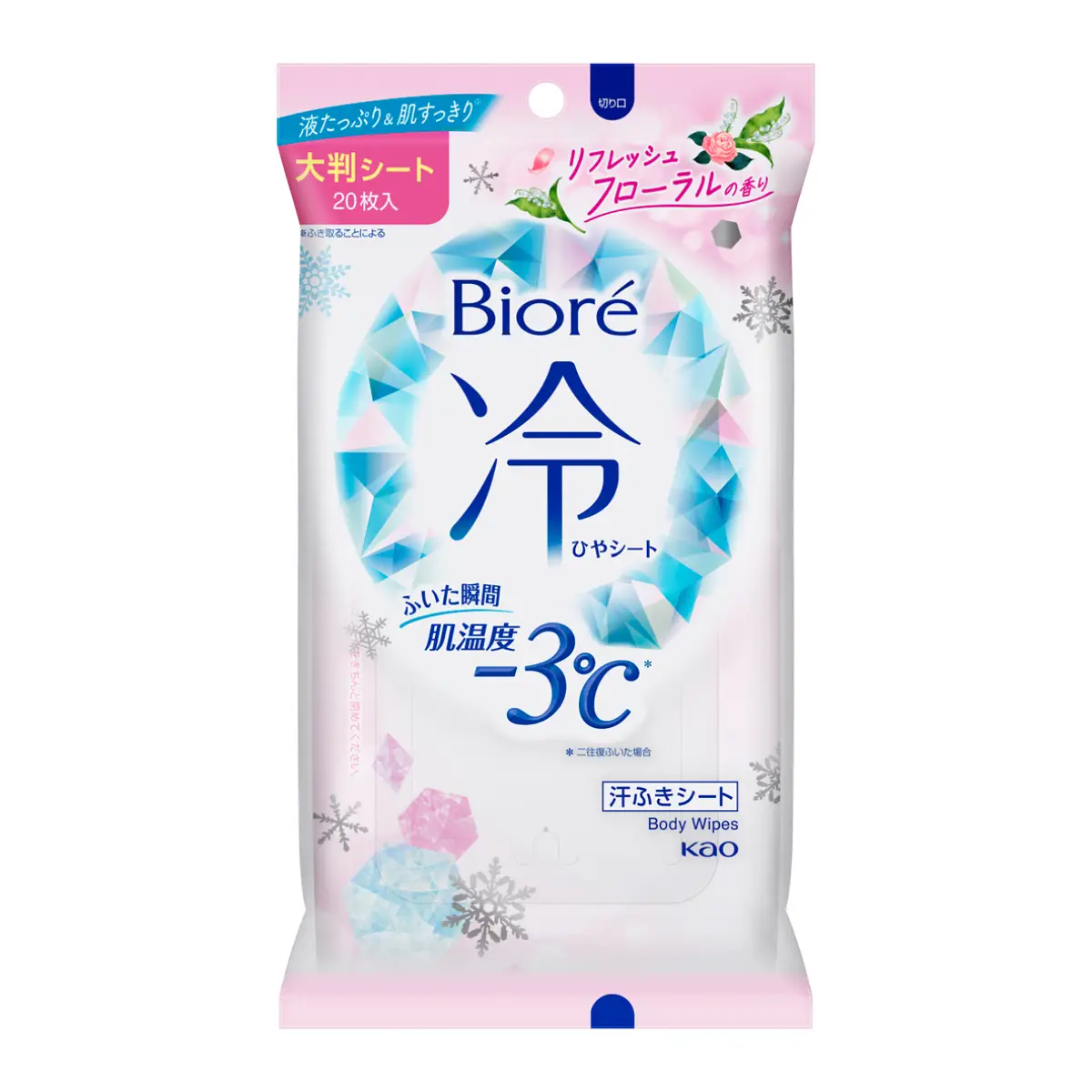 Biore Icecold Body Sheet (Floral) 20pcs