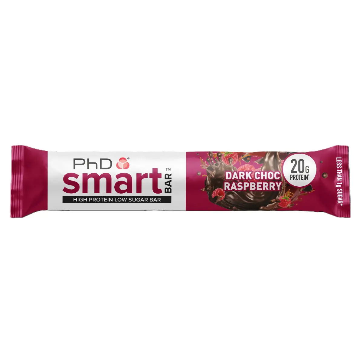 PhD Smart Bar (Dark Choc Raspberry) 64g