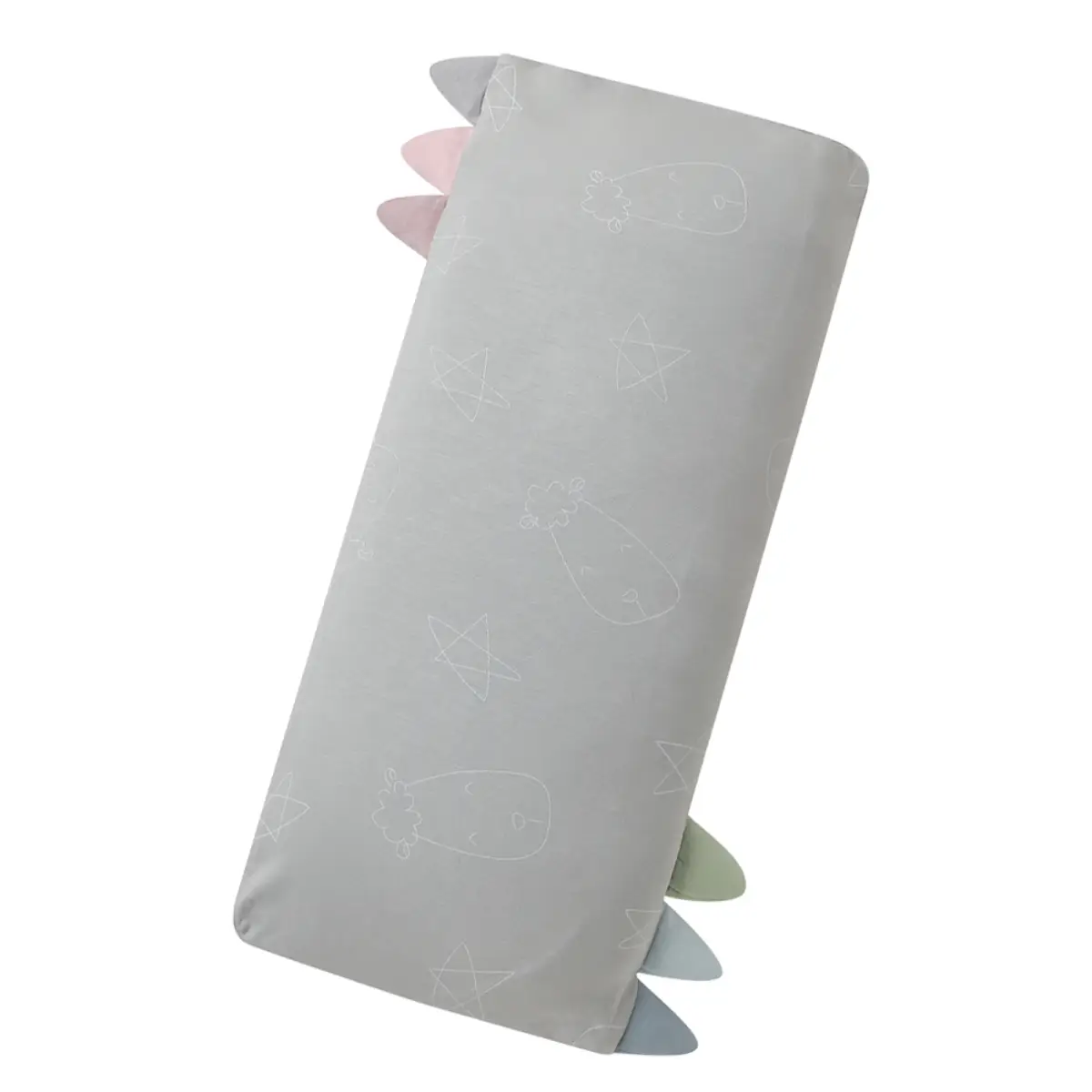 BaaBaaSheepz Bed Time Buddy Grey (Medium - 18 x 38cm) 1pc
