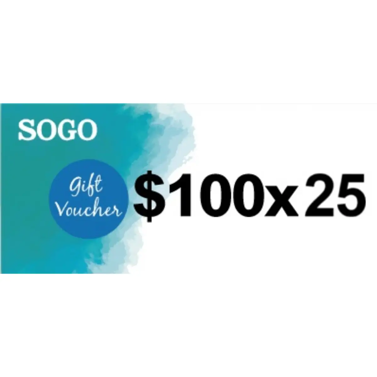Sogo Gift Voucher $2,500 ($100x25) 1 Pack (Eugene Baby Expo Only)