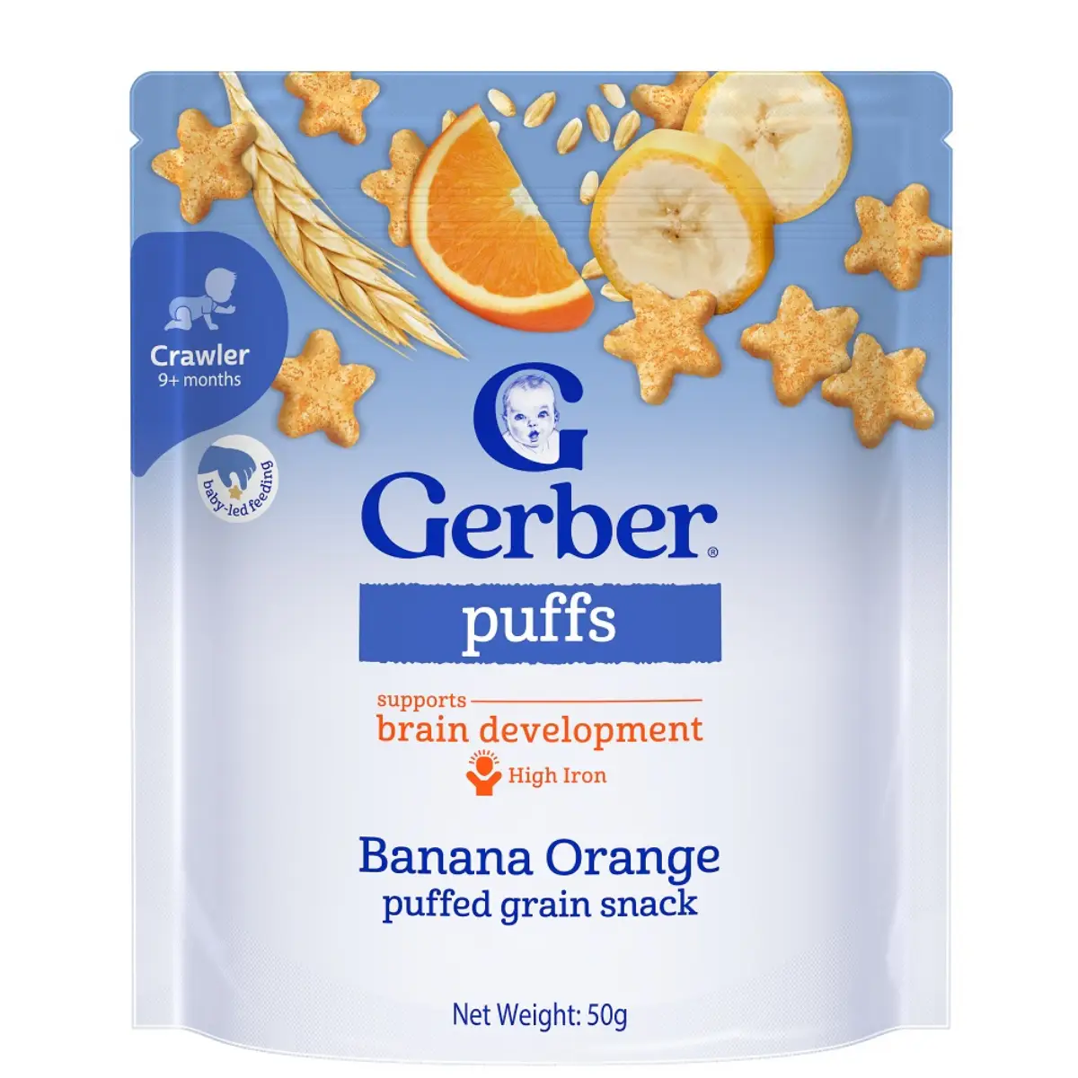 Gerber Banana Orange Puff 50g