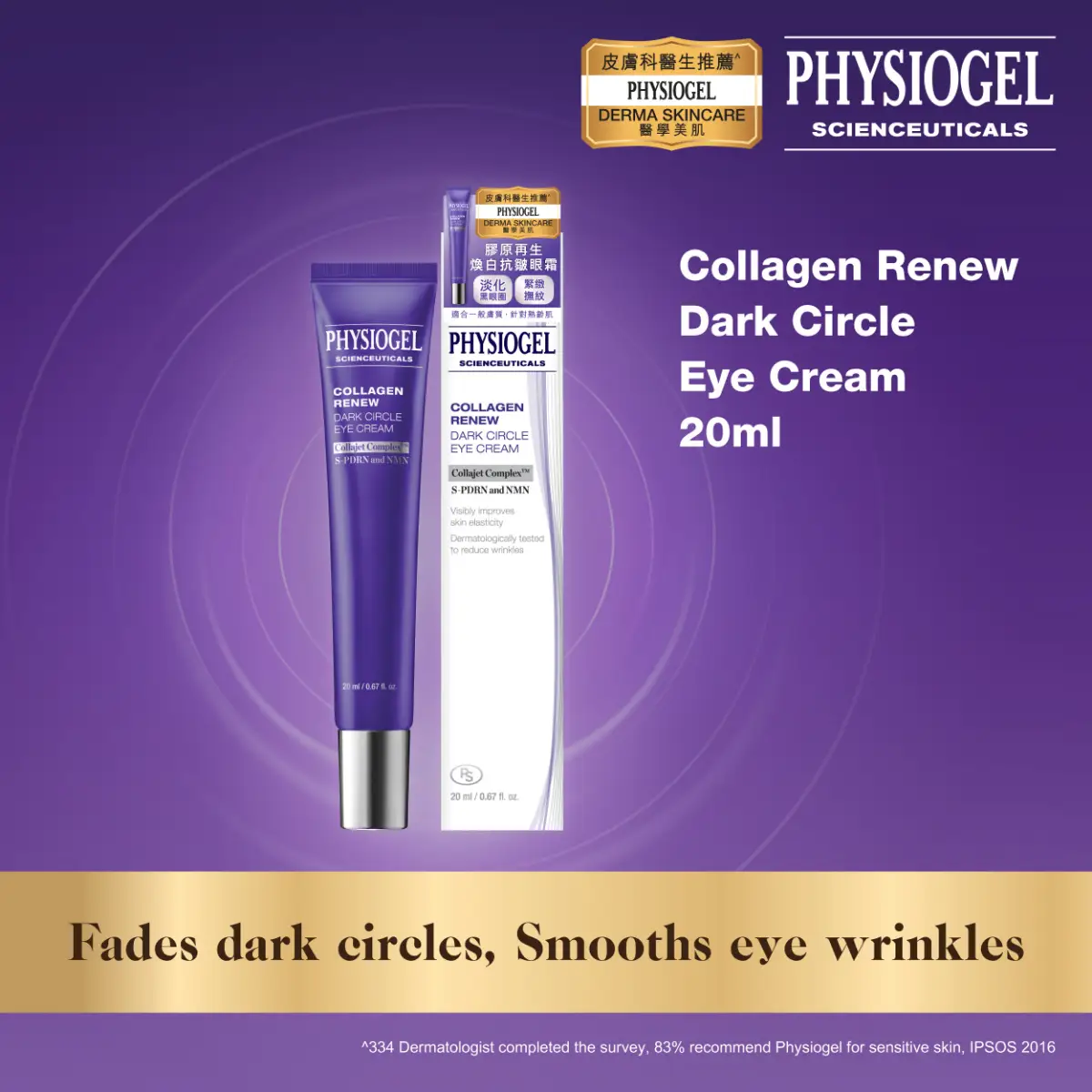 Physiogel Scienceuticals Collagen Renew Dark Circle Eye Cream 20ml