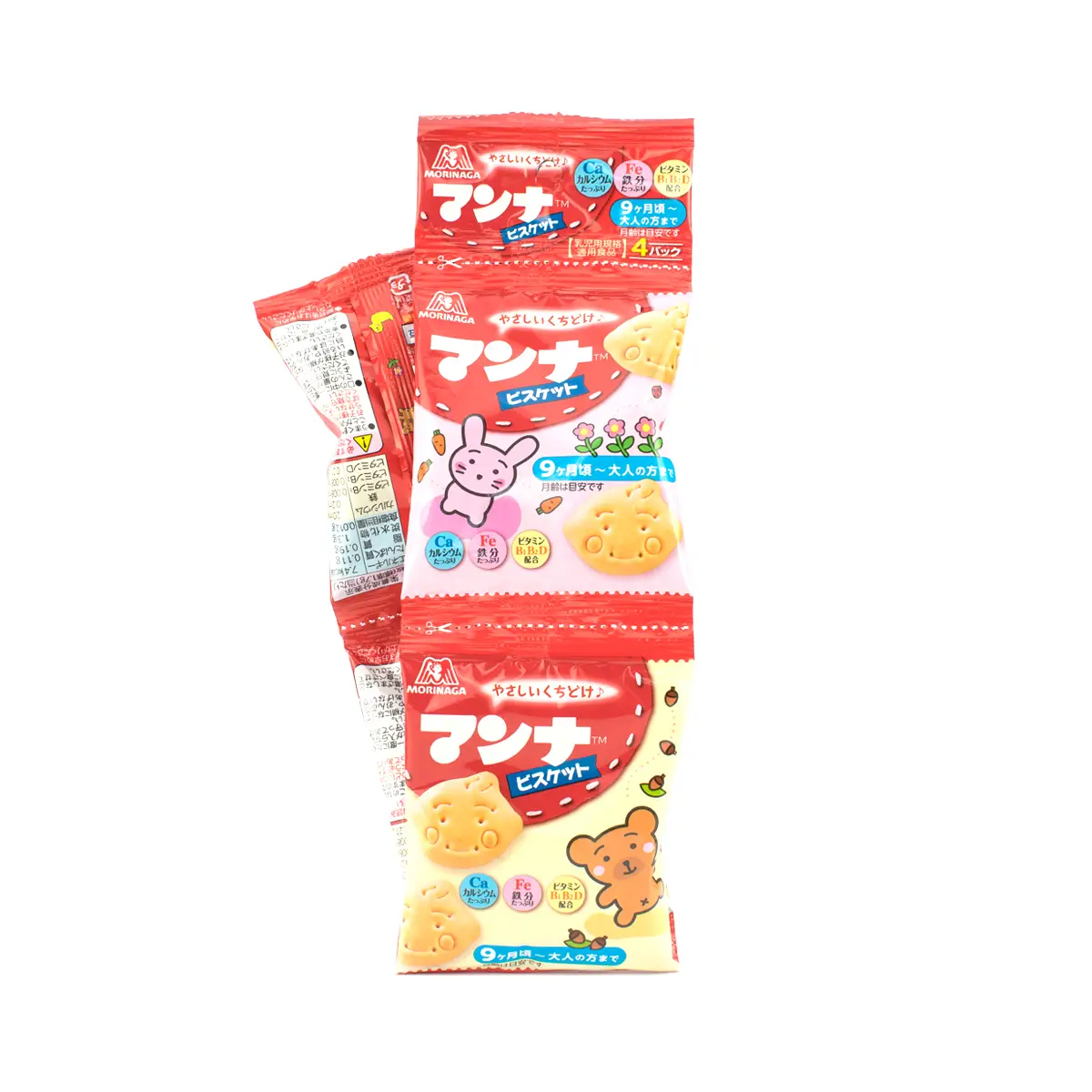 Morinaga 森永串裝嬰兒餅(9個月+)52克